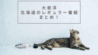 大泉洋が北海道で持ってるレギュラー番組を徹底調査！道外でも視聴できる？